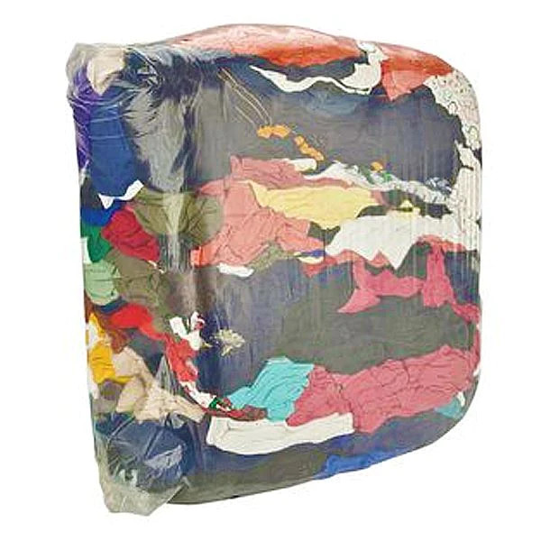 Recycled cut rags, Mixed color, 25 lbs