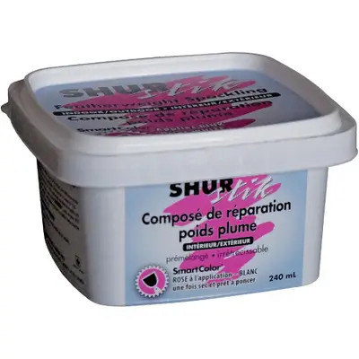 Composé de rebouchage Shur-Stik, poids plume, 240ml (24un/bte)