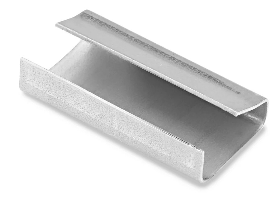 Seal clips for plastic strapping 5/8'' (1M/bx)