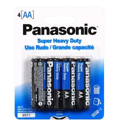 Batterie AA Panasonic (4un/bte-48/gbte-192un/ctn)