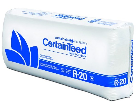 Certainteed Fiberglass insulation R20 23'' x 47'' x 6'' (105.10 Pi2) (14un/Bag-10Bag/Skid)