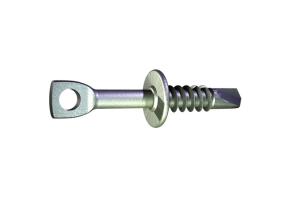Eye-lag Self-drilling for metal, Bullseye Smart Point, 1/4'' x 2'', Zinc (1M/bx)