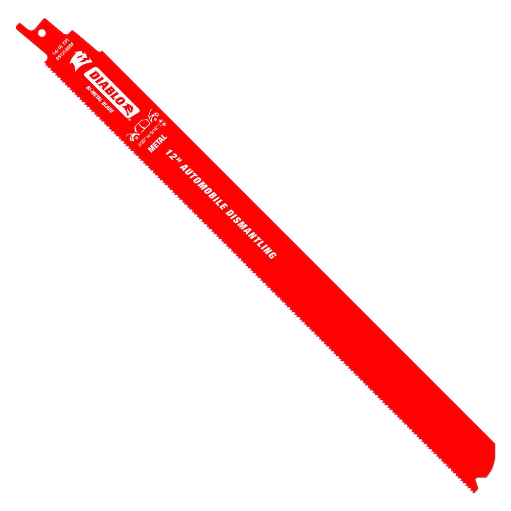 Lame à métal pour scie alternative, Diablo, 12&quot;, 14/18 dents par pouce (10un/pqt-200un/bte)