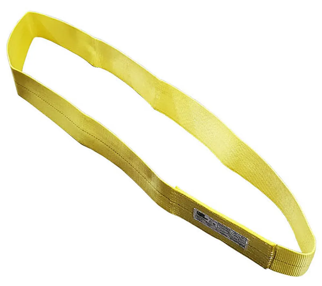 Élingue de levage DRL 1"x 6', Boucle, Type5, 1 Pli, 3200lbs verticale, Polyester, Jaune (1un)