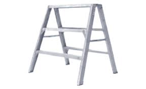 Banc de travail Circle Brand, 3', Dessus plat 10'' x 30'' large, 2 marches, 300lbs, Aluminium (1un)
