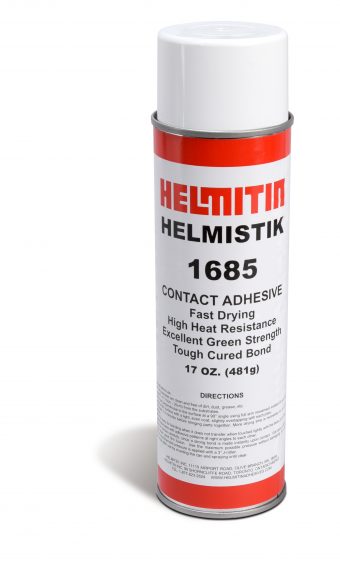 Adhésif contact en aérosol, Helmitin 1685, 17oz (12un/bte)