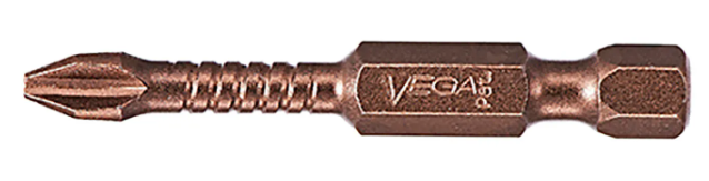 Driver bit Phillips #3, Impactech, 2", Bronze (5un/bag)