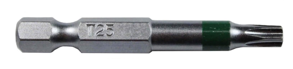 Embout de tournevis Torx #T25, Adaptateur pour sous-plancher, 5-1/2" (5un/sac)