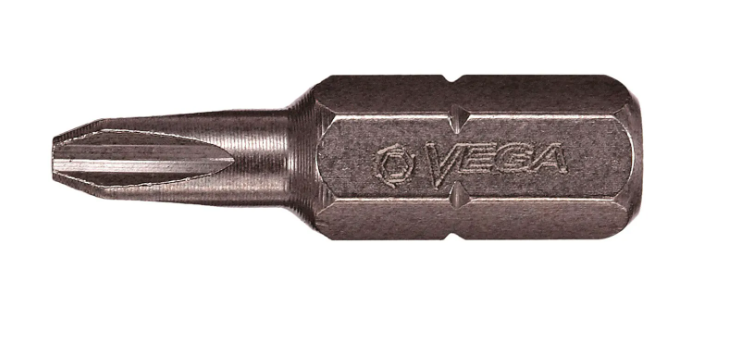 Reduced Insert bit Phillips #2, Vega, 1", Extra Hard (100un/bag)