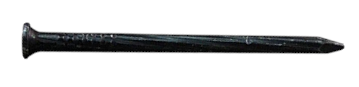 Clou à béton en vrac, Bullseye, 2-1/2&quot; x .148&quot;, Tête plate à contre tige, Tige cannelée, Pointe diamant (50lbs/bte-48bte/pal)