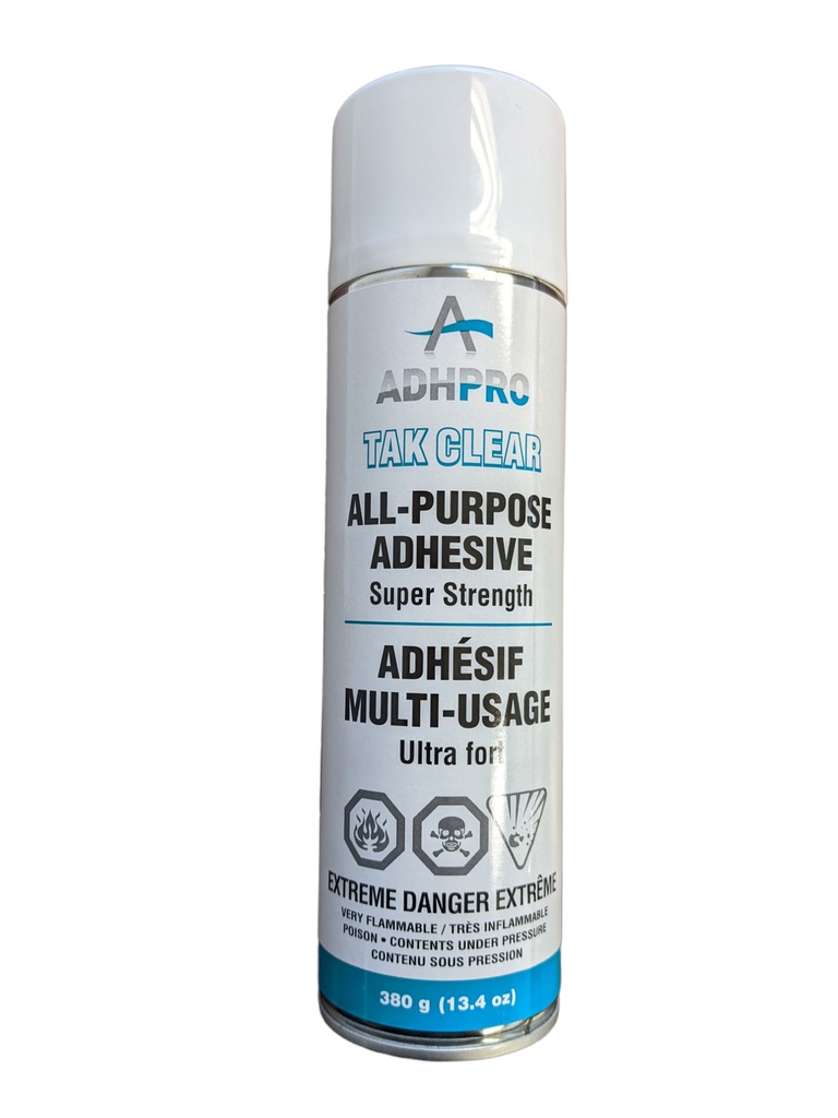 Contact spray adhesive, Tak Clear, 380g (12un/bx)