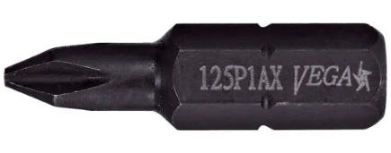 Insert bit Phillips #2 X-Hard #2, 1&quot;, Black (100un/bag)