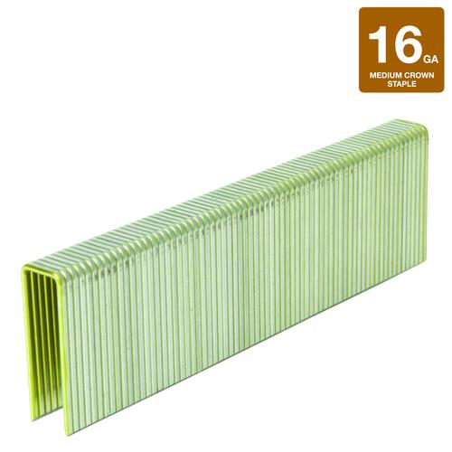 Agrafe série N17 Tomahawk, 7/16" x 1-1/2", 16ga, Galvanisée (10M/bte-75bte/pal)