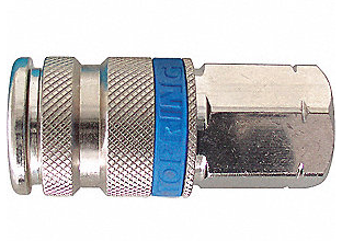 Coupler Ultraflow Quiksilver, 1/4'' femelle, Zinc