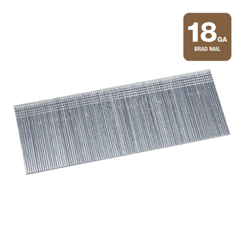 Clou de finition en bande Tomahawk, 1-1/2" x 18ga, Lisse, Brillant, Galvanisé (5M/bte-10bte/ctn-48ctn/pal)