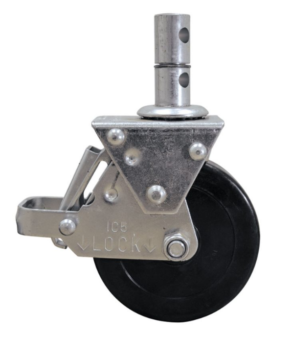 Ensemble de 4 roues 5'' pour échafaudage mobile Metaltech I-BM6S