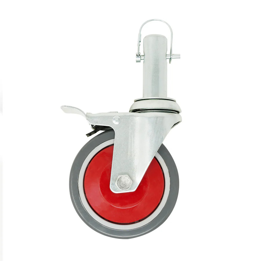 Ensemble de 4 roues 5'' pour échafaudage mobile Metaltech I-BM6S