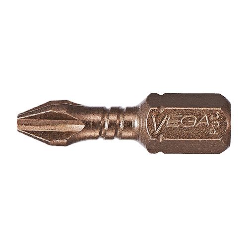 Embout à insérer Phillips #2, Impactech, 1", Bronze (100un/sac)