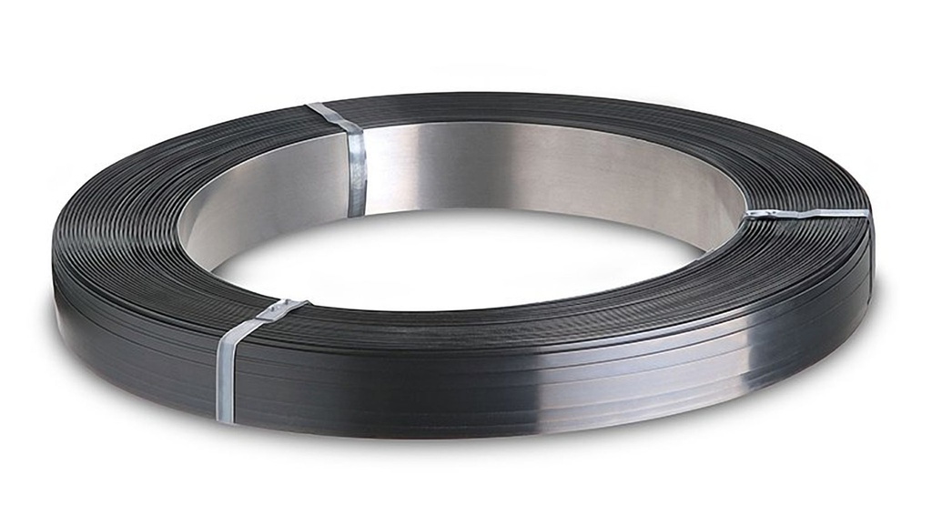 Courroie en métal, 5/8&quot; x 0.020, +- 50kg/rl (22rl/pal)