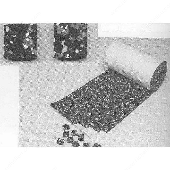 Coussinet adhésif en mousse pour emballage 1/2'' x 1/2'' x 1/4'' (1M/Roul)