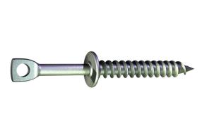 Eye-lag for wood, Grabber, 1/4'' x 2-7/8'', Zinc (1M/bx)