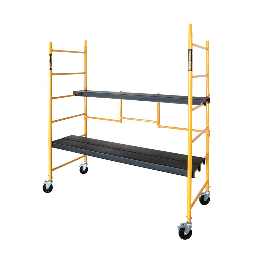 Échafaudage mobile 6' JOBSITE SERIES avec roues 5'', 3 plateformes antidérapantes, 850 lb (1un)