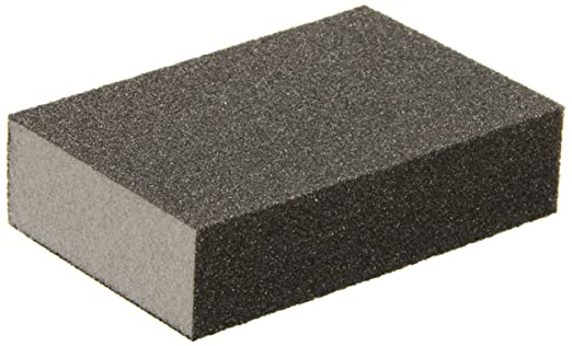 Sanding sponge, Bullseye, Rectangle, 4-7/8" x 2-7/8" x 1", Medium/fine (150un/bx)