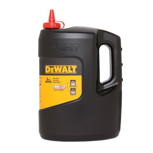 DISCONTINUÉ Poudre de marquage, Dewalt, Permanente 3/4, 5lbs, Rouge (4un/bte)
