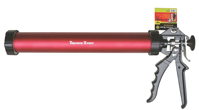 Caulking gun 15'' Tooltech Xpert, Sausage 20oz, Heavy duty (1un)