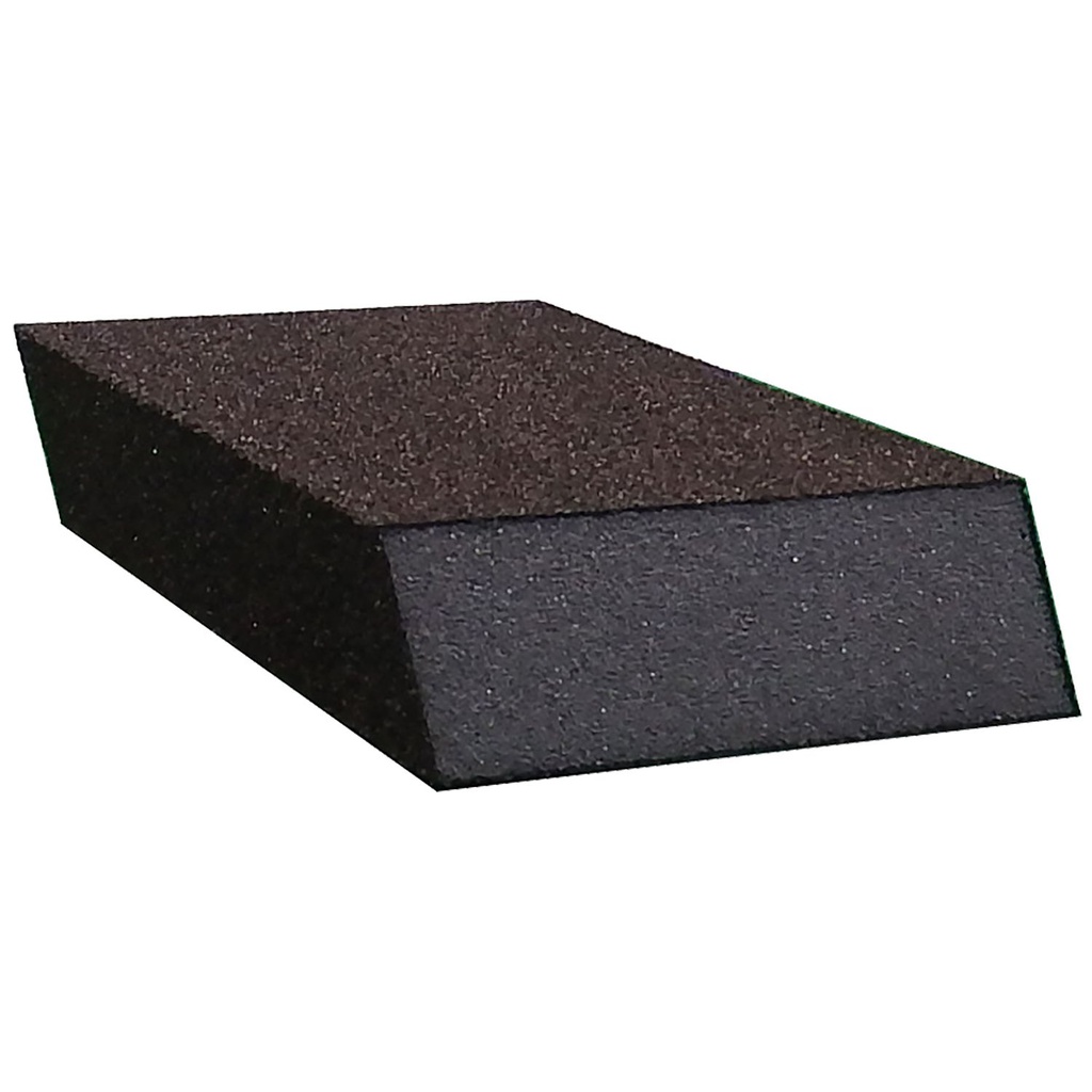 Sanding sponge Bullseye, Dual angles, 4-7/8&quot; x 2-7/8&quot; x 1&quot;, Medium/fine (100un/bx)