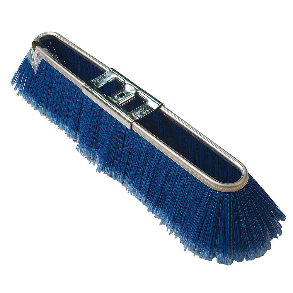 Assembled steel broom, Bruske, 23&quot;, Bolt-on steel handle, Soft bristles (12un/cs)