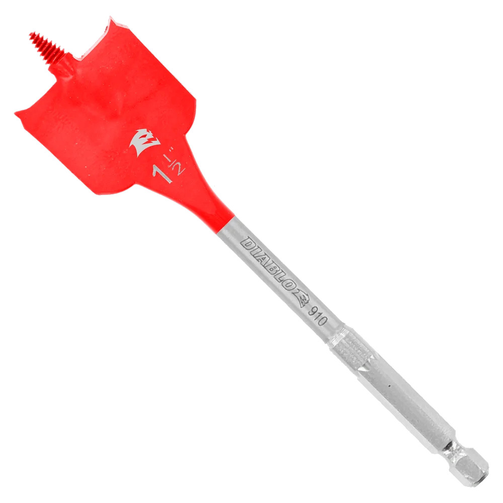 Spade drill bit for wood, Diablo, 1-1/2&quot; x 6&quot; (1un)