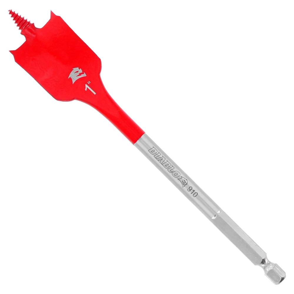 Spade drill bit for wood, Diablo, 1&quot; x 6&quot; (1un)