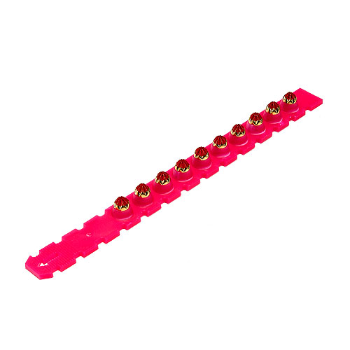 Balle en bande de plastique .27, Level 5 Rouge (100un/bte-10bte/ctn)