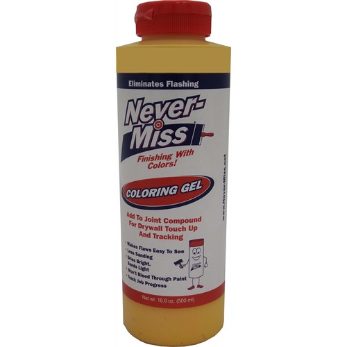 Gel colorant pour plâtre Taper's Tint , 17oz, Jaune Doré (12un/bte)