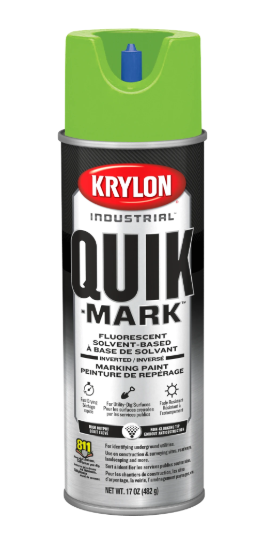Peinture de marquage inversée, Quick-Mark, Base de solvant, 15oz (12un/bte)
