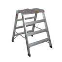 Banc de travail Circle Brand, 4', Dessus plat 7'' x 20'' large, 3 marches, 300lbs, Aluminium (1un)