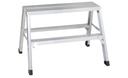 Banc de travail Circle Brand, 2', Dessus plat 7'' x 14'' large, 1 marche, 300lbs, Aluminium (1un)