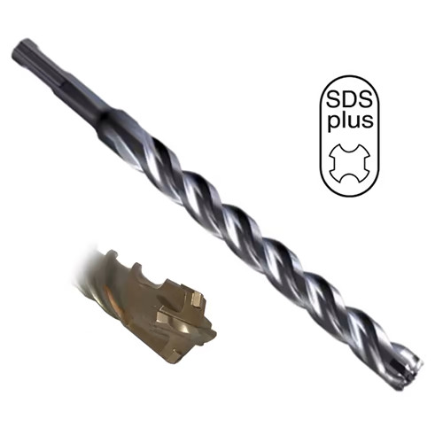 Foret à béton SDS-PLUS, Bullseye, 1/2'' x 10&quot; x 12'', tête carbure ADX (un)