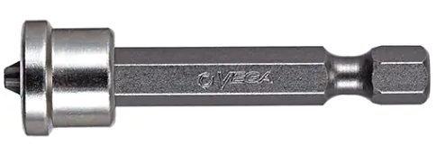 Embout de tournevis avec indenteur Phililips #2, Vega, 2&quot;, Gris (50un/sac)