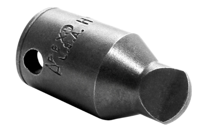 Embout à insérer Carré #2, Apex, 1" (100un/sac)