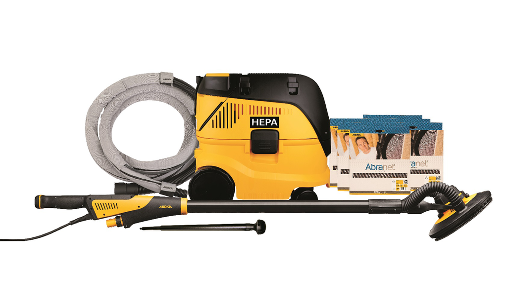 Kit complet PREMIUM ponceuse électrique Mirka Leros 9'', Avec NAF (1un/bte)