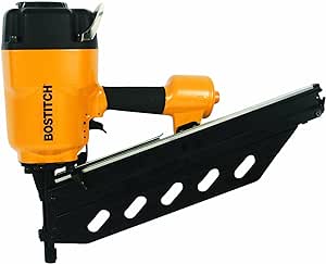 Bostitch BRT130 Cloueuse à bande de plastique pour charpente 21°, .131" to .165", 4" to 5-1/8" (Outil seul)