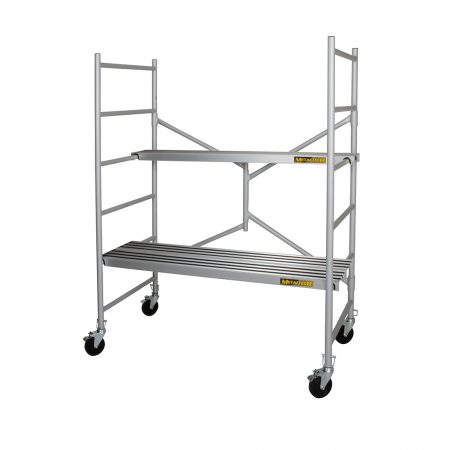 Mobile scaffold 6' ALU SERIES with 5'' caster, 3 Anti-slip platforms, 700lb  (1un)