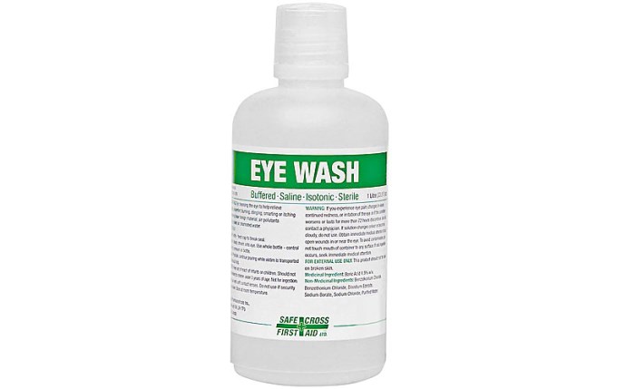 Sterile water for eye wash, 1L
