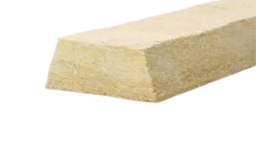 Laine isolante prédécoupée en trapèze, 4-1/2" x 3-1/2" x 1-1/2", Pour tablier métallique, 6 lbs (42un/paq-588un/pal)