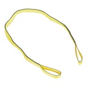 Élingue de levage DRL 3" x 12', 6" Boucles renforcie à chaque extrémité, 8800lbs verticale, Type 3, 2 Pli, Polyester, Jaune (1/un)