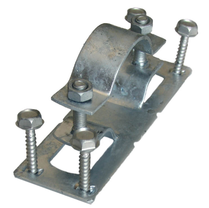Bracket assembled OZCO, Metal to wood, 4-1/4&quot; x 1-1/4&quot; x 2-3/8&quot;, H.D.G. (50un/bx)