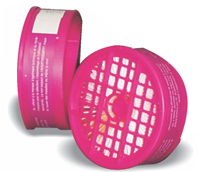 Cartouches rigides P100 WORKHORSE , pour Demi-masque (10 paires/ctn)
