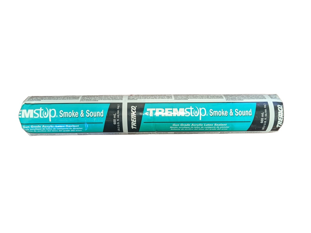 Acoustical sealant smoke and sound TremStop, Acrylic latex, Sausage 20.3oz, White (15un/bx-66bx/skd)